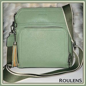 Roulens Crossbody Bag in Sage Green Mint Condition NWOT